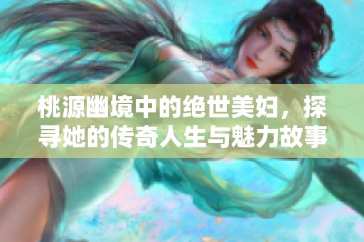 桃源幽境中的绝世美妇，探寻她的传奇人生与魅力故事