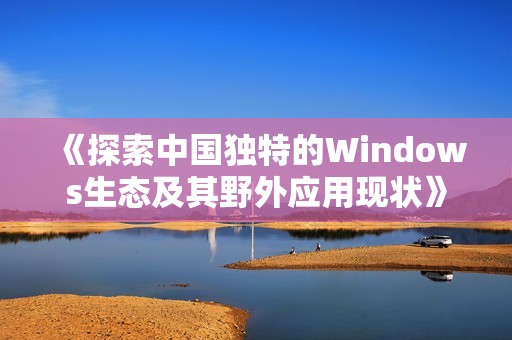 《探索中国独特的Windows生态及其野外应用现状》