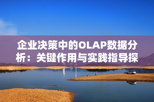 企业决策中的OLAP数据分析：关键作用与实践指导探讨