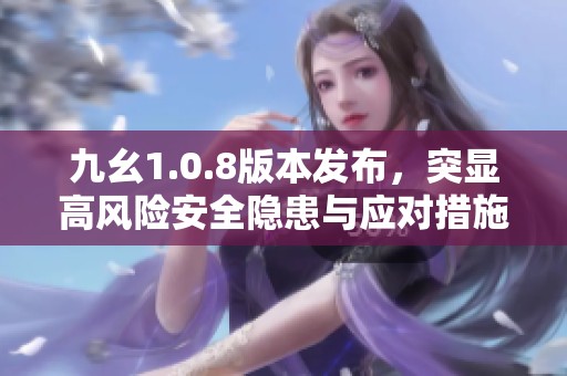 九幺1.0.8版本发布，突显高风险安全隐患与应对措施